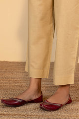 Relaxed Light Brown Trousers