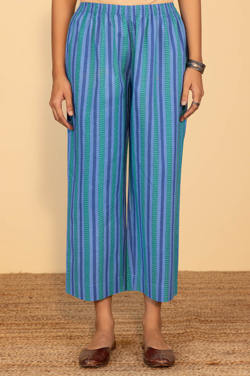 Striped Printed Trousers