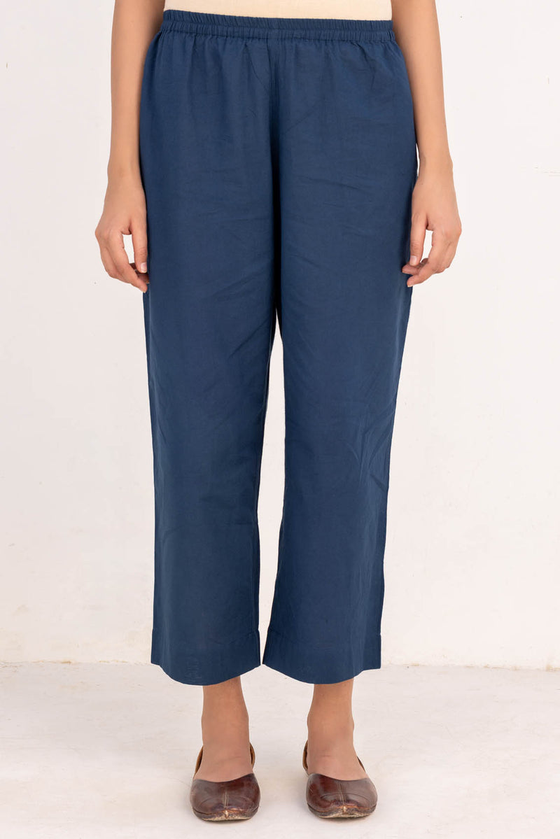 Ink Blue Cambric Trousers