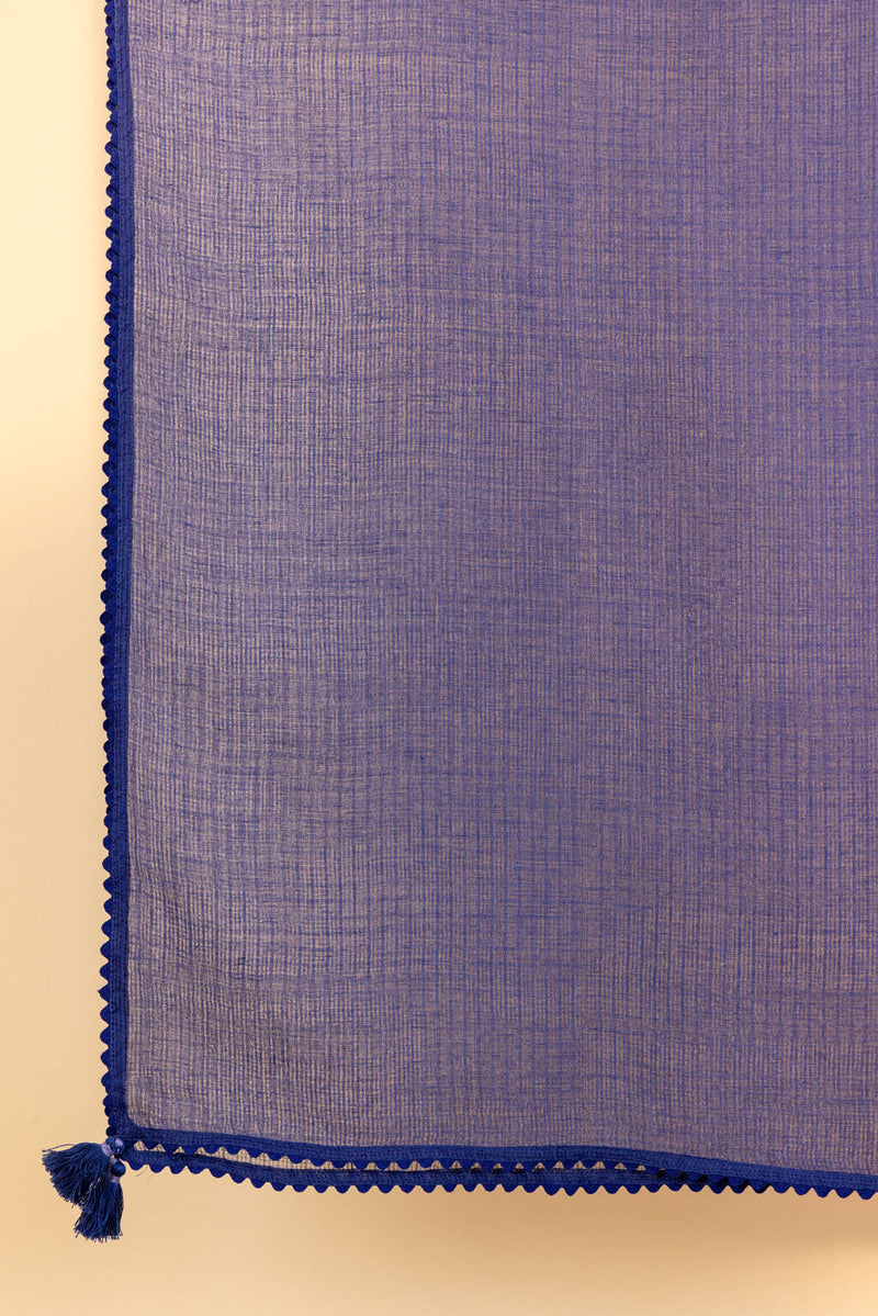 Prussian Blue Doria Dupatta