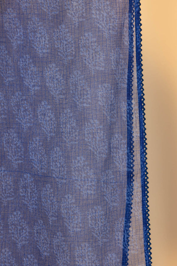 Blue Boota Doria Dupatta