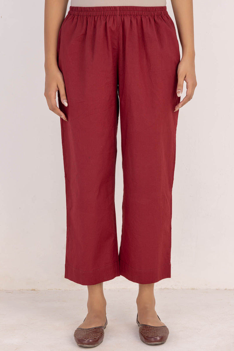 Rust Relaxed Trousers
