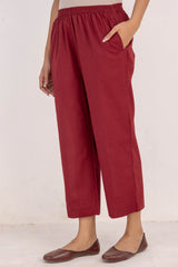 Rust Relaxed Trousers