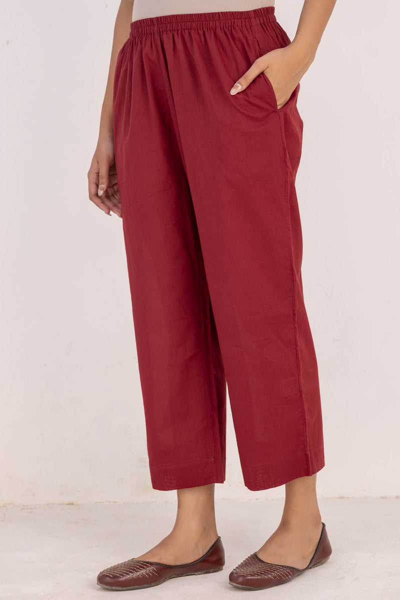Rust Relaxed Trousers