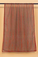 Red Striped Doria Dupatta