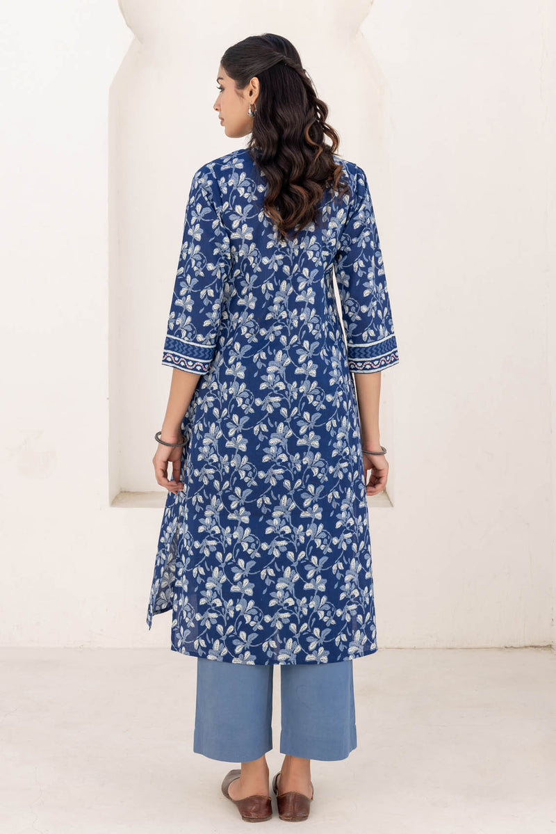 Nila Phool Kurta