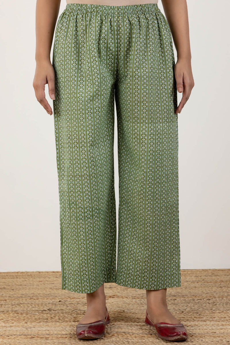 Zigzag Relaxed Trousers