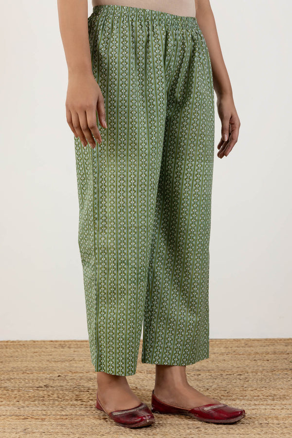 Zigzag Relaxed Trousers