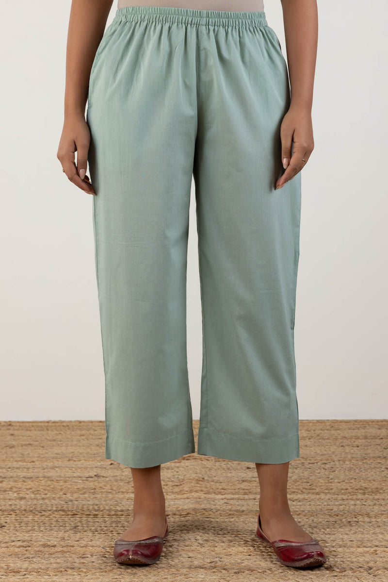 Sage Relaxed Trousers