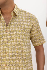 Block Printed Mens Shirt