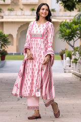 Areeba Chanderi Kurta