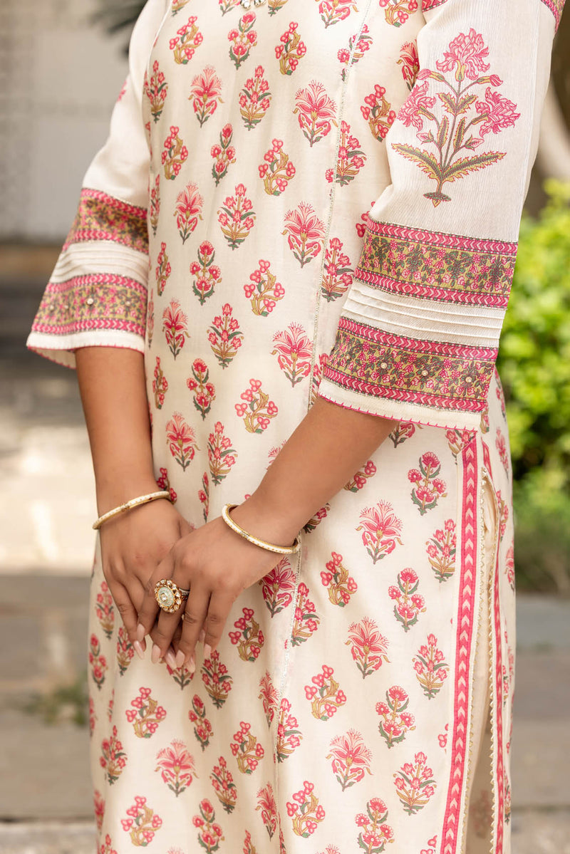 Saba Chanderi Kurta