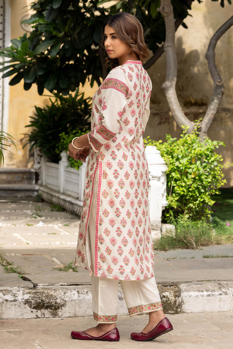 Saba Chanderi Kurta