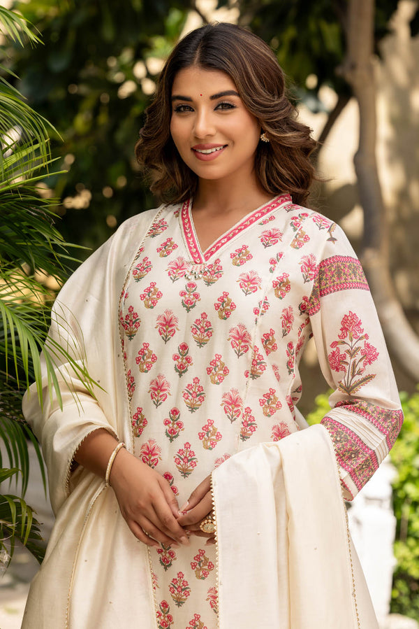 Saba Chanderi Kurta