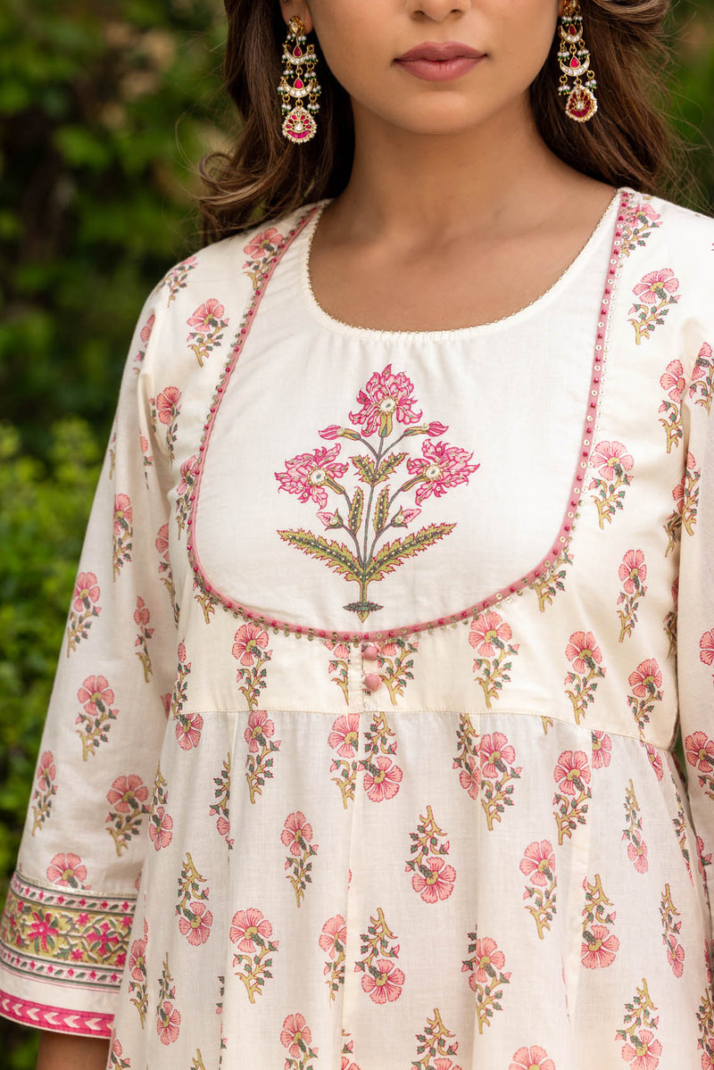 Nargis Cotton Kurta