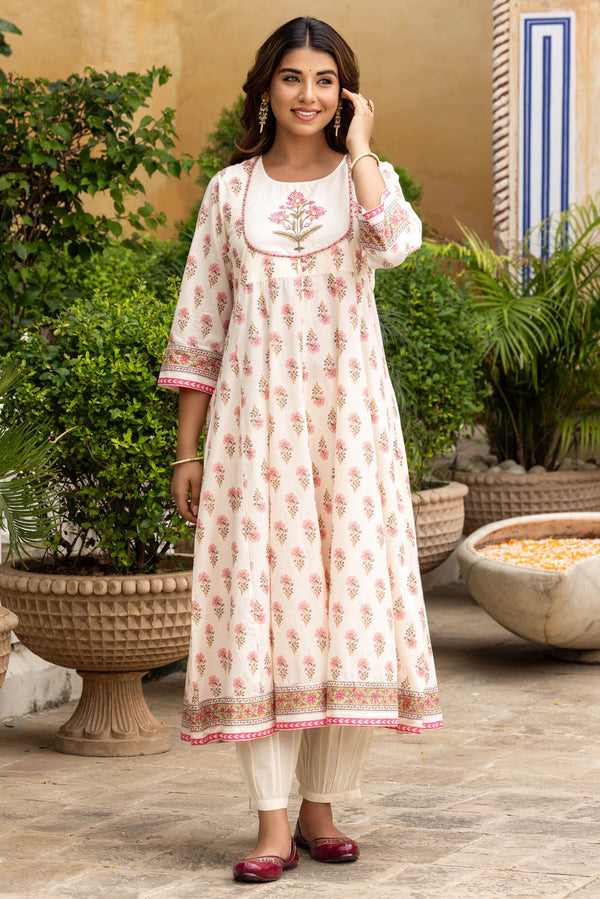 Nargis Cotton Kurta