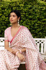 Roshan Bagh Chanderi Sari
