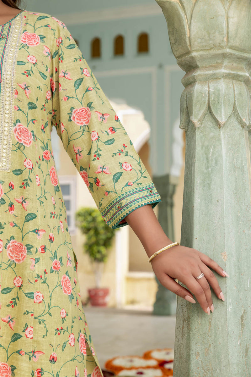Rangrez Phool Kurta