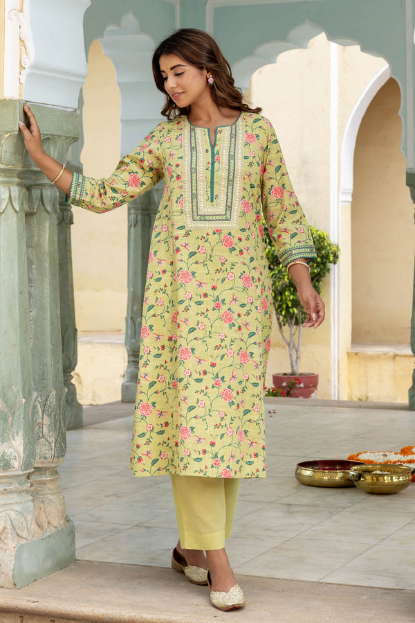 Rangrez Phool Kurta