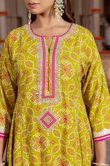 Sunehri Ambadal Kurta