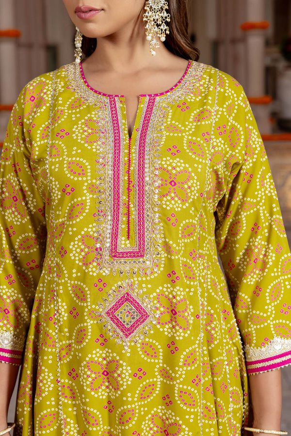 Sunehri Ambadal Kurta