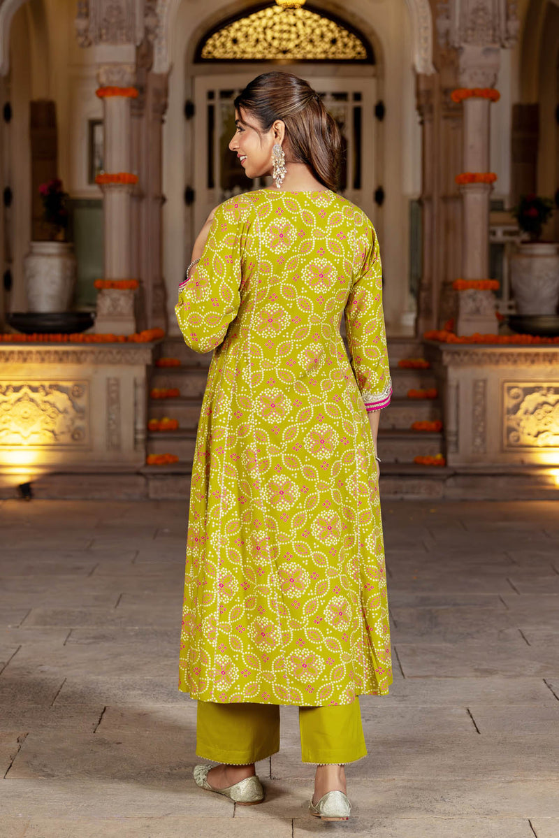 Sunehri Ambadal Kurta