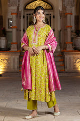 Sunehri Ambadal Kurta
