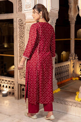 Kumkum Bandhej Kurta