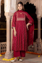 Kumkum Bandhej Kurta