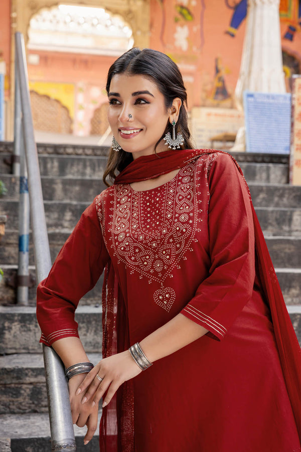 Rudhira Bandhani Kurta