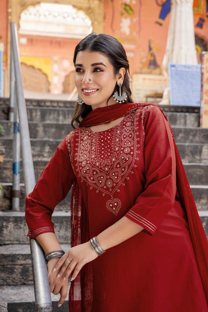 Rudhira Bandhani Kurta