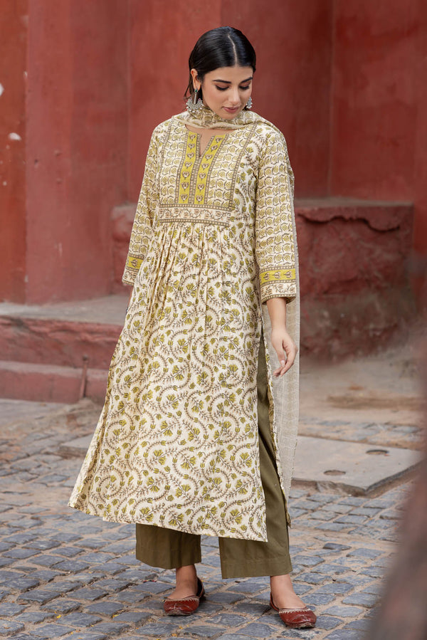 Latika Gathered Kurta