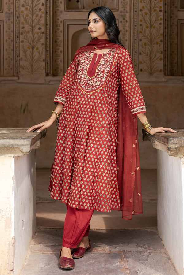 Bagru Buti Kurta