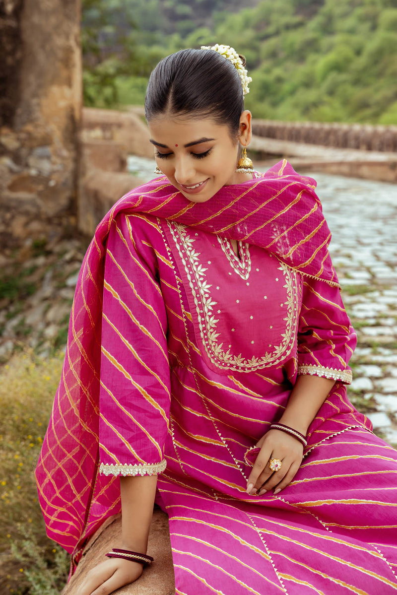 Gul Lehariya Kurta