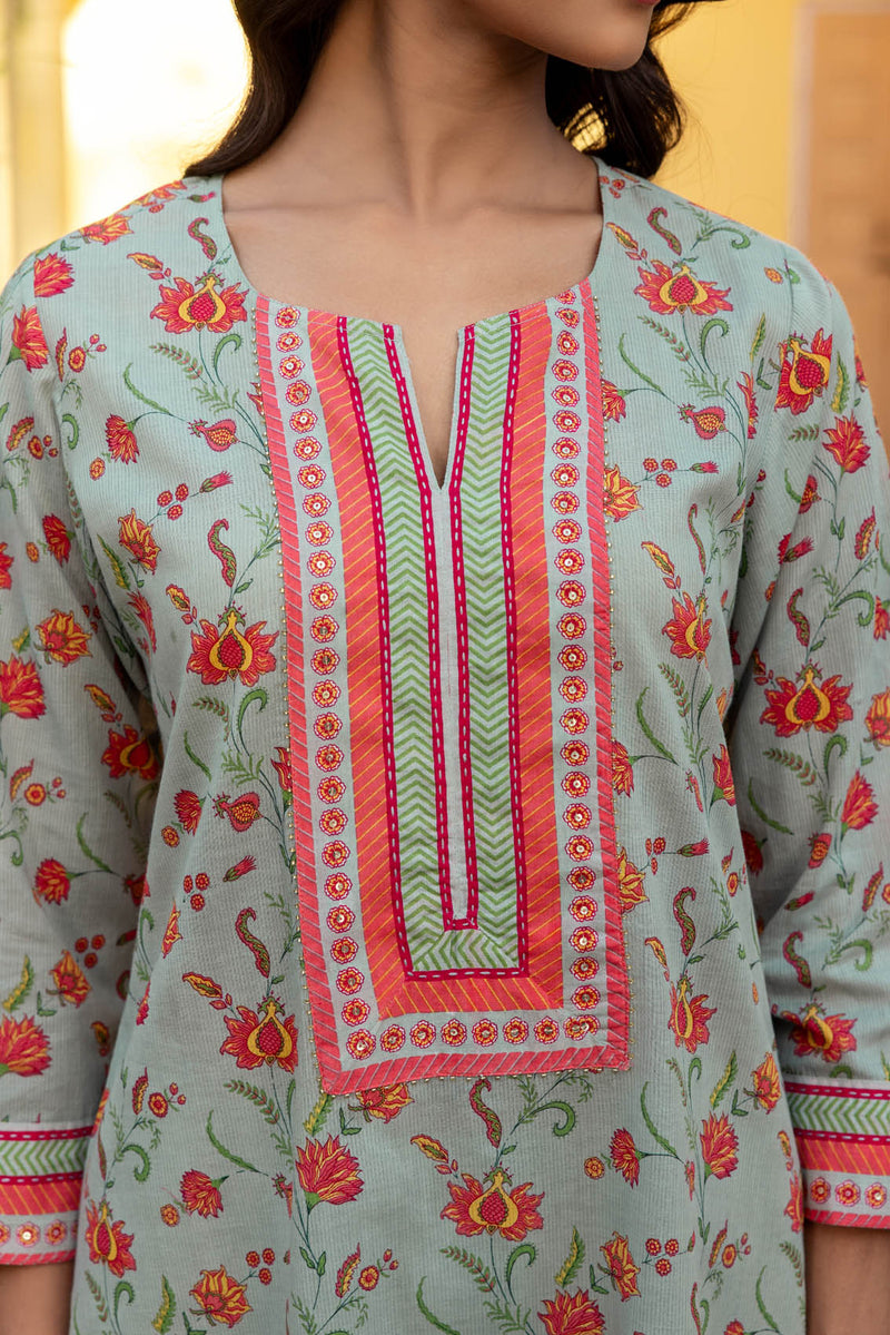 Agate Floral Kurta