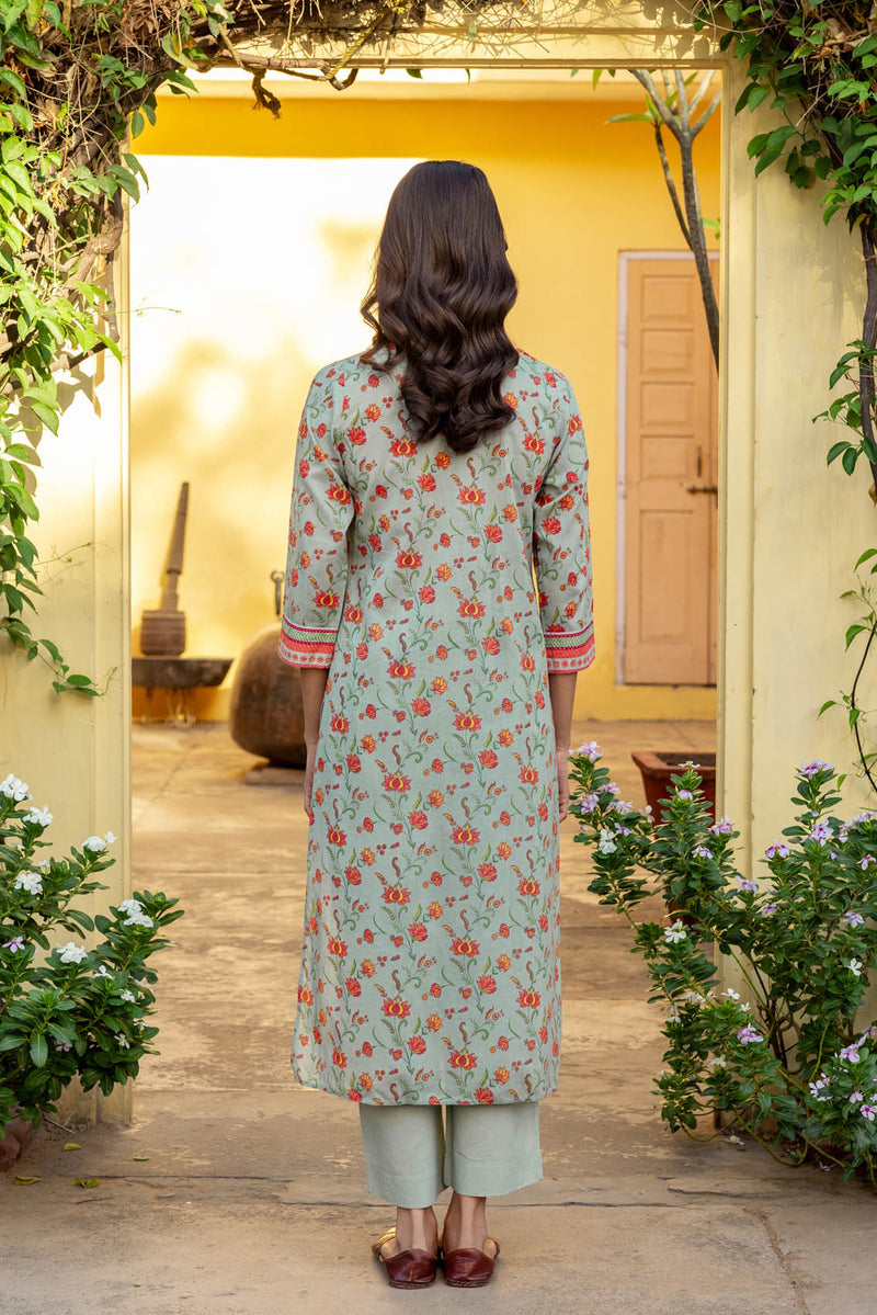 Agate Floral Kurta
