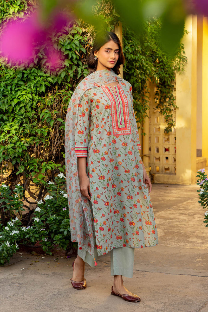 Agate Floral Kurta