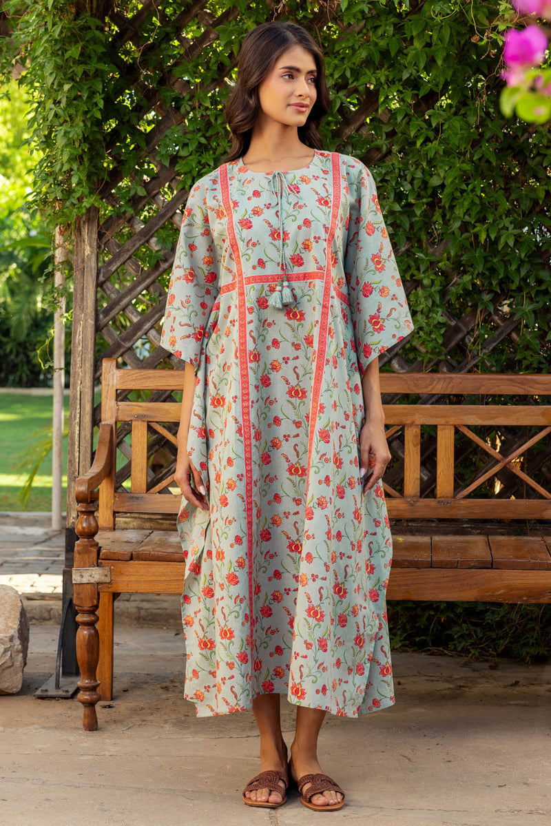 Agate Floral Kaftan