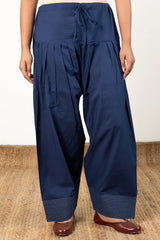 Navy Blue Farshi Pants
