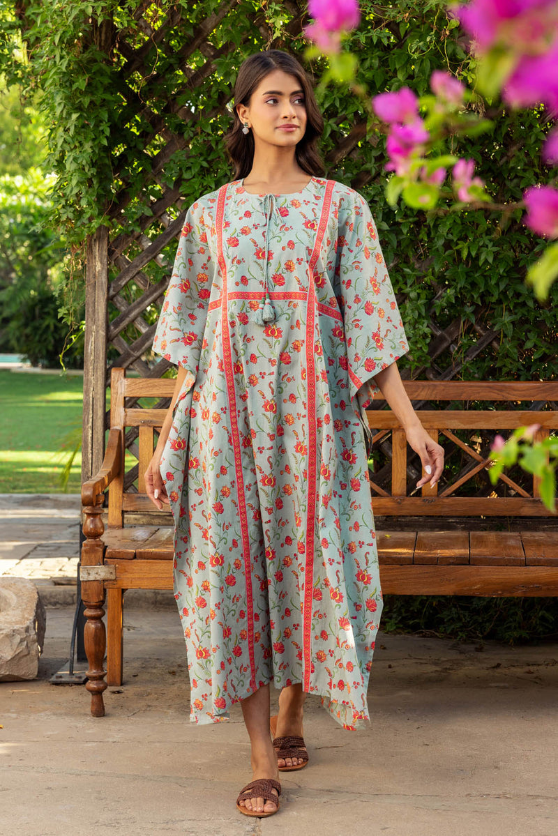 Agate Floral Kaftan