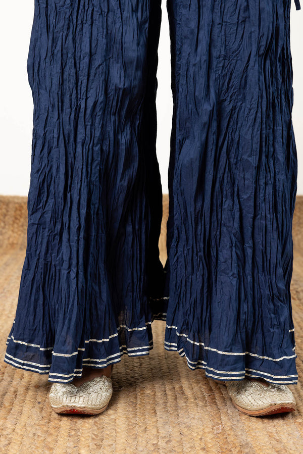 Navy Blue Sharara