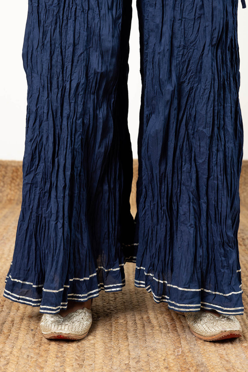 Navy Blue Sharara