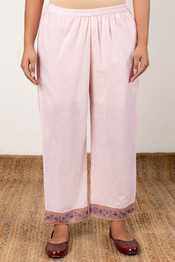 Pink Border Trousers