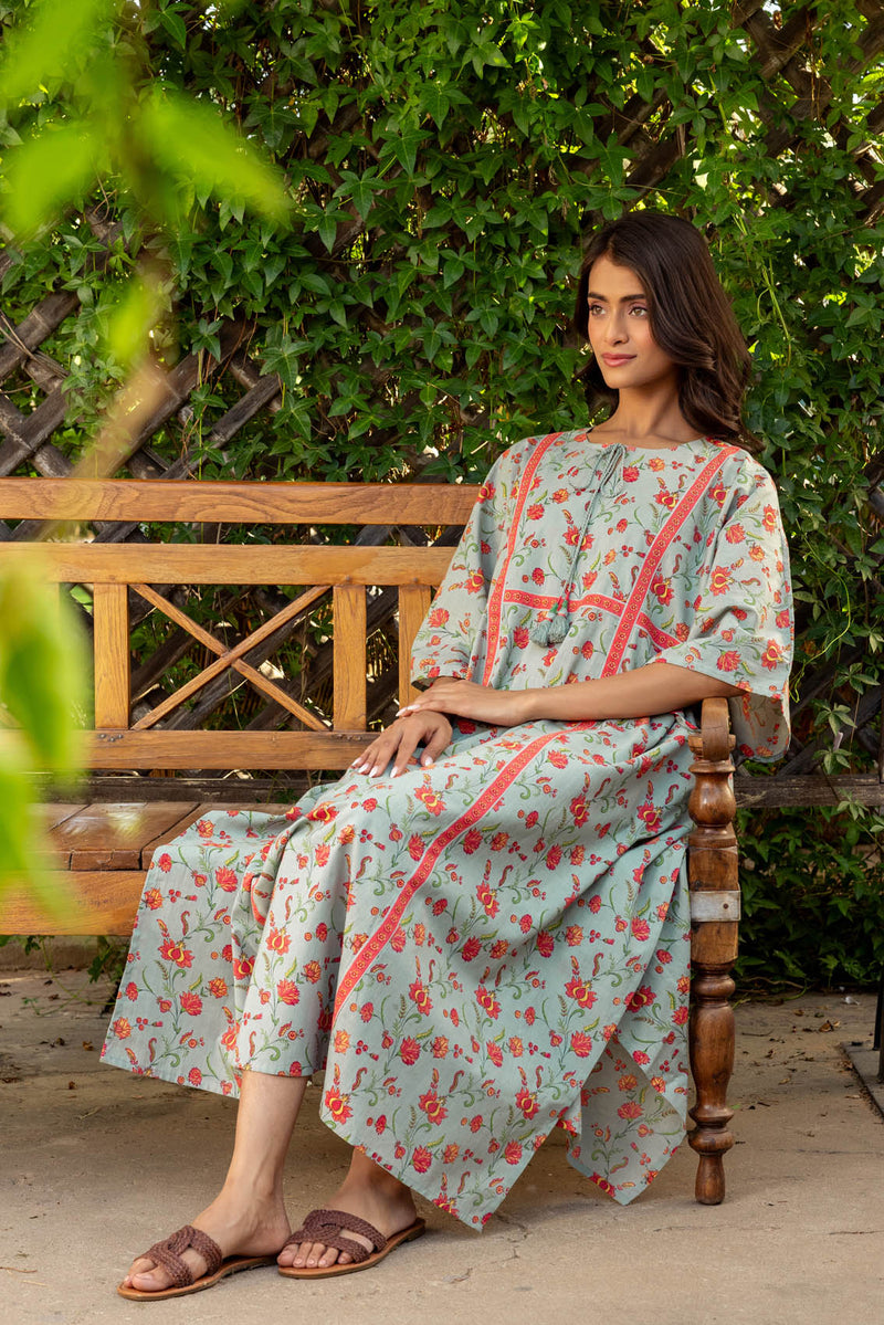 Agate Floral Kaftan