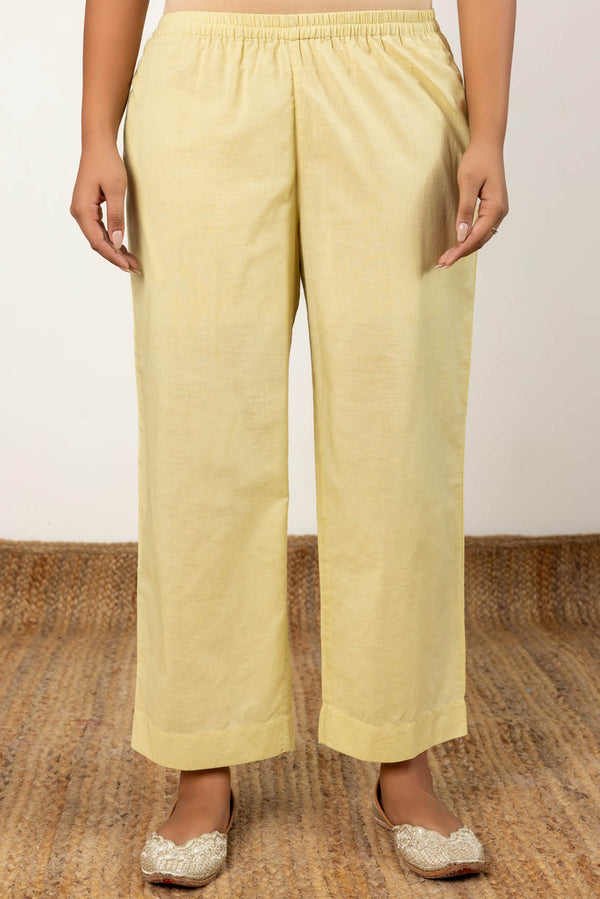 Pale Green Relaxed Trousers