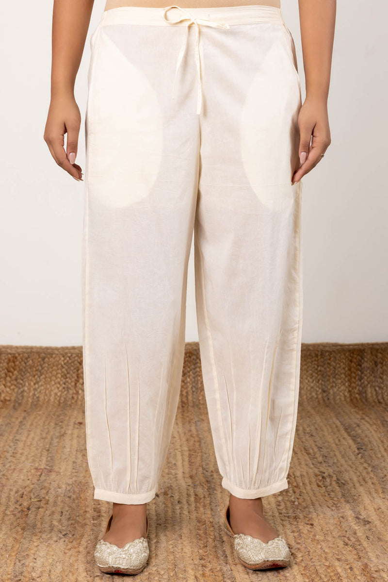 Cream Afghani Trousers
