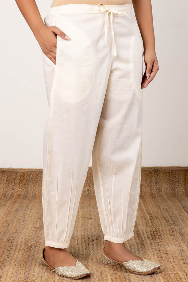 Cream Afghani Trousers