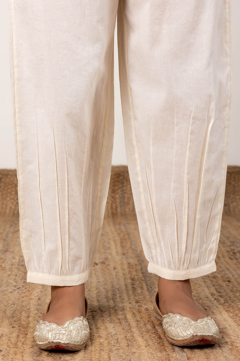 Cream Afghani Trousers