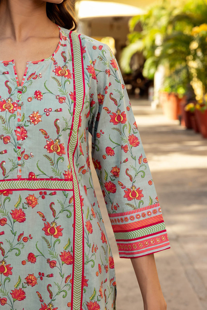 Agate Yoke Kurta