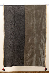 Black Lurex Chanderi Dupatta